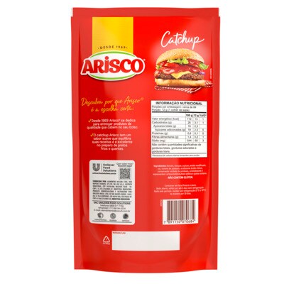 Catchup Arisco 1,01 kg - Deixe sua criatividade fluir na cozinha e desfrute de pratos muito saborosos com o toque especial do Catchup Arisco.